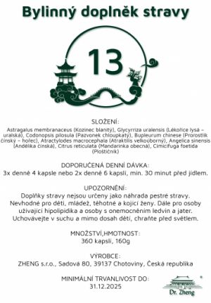 Bylinný doplněk stravy 13